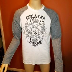 Express Embroidered Raglan - waffle style